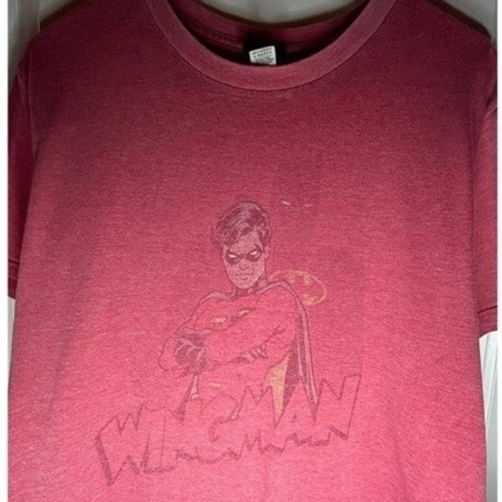 Vintage Y2k Batman And Robinhood "Wingman" Promo Graphic T-Shirt Sz Mens‎ Large